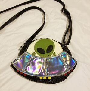 Alien spaceship purse